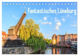 Cover-Bild zum Titel 'Fantastisches Lüneburg (Tischkalender 2026 DIN A5 quer), CALVENDO Monatskalender' von 'Alexander Steinhof'