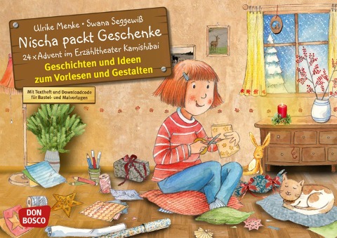 Nischa packt Geschenke. Adventskalender. - Ulrike Menke, Swana Seggewiß