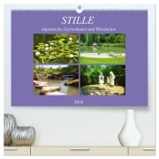 Stille. Japanische Gartenkunst und Weisheiten (hochwertiger Premium Wandkalender 2026 DIN A2 quer), Kunstdruck in Hochglanz - Martina Marten