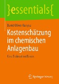 Cover-Bild zum Titel 'Kostenschätzung im chemischen Anlagenbau' von 'David Oliver Kunysz'