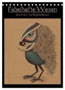 Cover-Bild zum Titel 'Fabelhafte Wesen / Geburtstagskalender (Tischkalender 2026 DIN A5 hoch), CALVENDO Monatskalender' von 'Sophia Sanner'