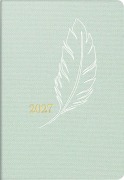 Cover-Bild zum Titel 'rido/idé 7011055027 Taschenkalender Mod. partner/Industrie I 2027 "Feather" A7, Textil' von ''