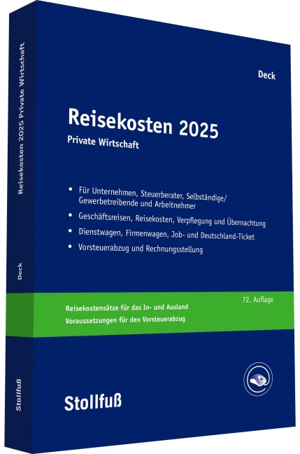 Reisekosten 2025 - Wolfgang Deck