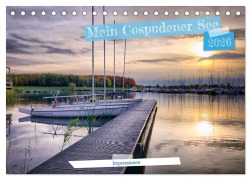 Cover-Bild zum Titel 'Mein Cospudener See (Tischkalender 2026 DIN A5 quer), CALVENDO Monatskalender' von 'Manuela Steinbach'