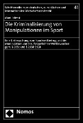Cover-Bild zum Titel 'Die Kriminalisierung von Manipulationen im Sport' von 'Mani Jaleesi'