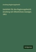 Amtsblatt für den Regierungsbezirk Arnsberg mit öffentlichem Anzeiger. 1863 - Arnsberg Regierungsbezirk