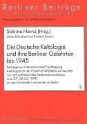Cover-Bild zum Titel 'Die Deutsche Keltologie und ihre Berliner Gelehrten bis 1945' von ''