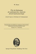Cover-Bild zum Titel 'Über die Bedeutung der pathologischen Anatomie für die Gastroenterologie' von 'Wilhelm Doerr'