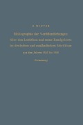 Cover-Bild zum Titel 'Bibliographie der Veröffentlichungen über den Leichtbau und seine Randgebiete im deutschen und ausländischen Schrifttum aus den Jahren 1955 bis 1959 / Bibliography of Publications on Light Weight Constructions and Related Fields in German and Foreign Literature from 1955 to 1959' von 'Hermann Winter'