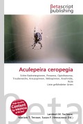 Cover-Bild zum Titel 'Aculepeira ceropegia' von ''