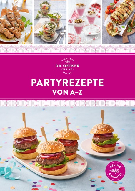 Partyrezepte von A-Z - Oetker Verlag