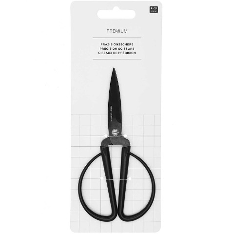 Bastelschere Schwarz, 14 cm / 5,5" - 