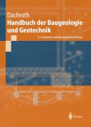 Cover-Bild zum Titel 'Handbuch der Baugeologie und Geotechnik' von 'Wolfgang R. Dachroth'