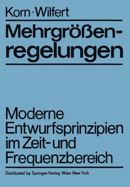 Mehrgrößenregelungen - H. -H. Wilfert, U. Korn