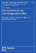 Cover-Bild zum Titel 'Das Sonderrecht der Familiengesellschaften' von 'Gerrit Krämer'