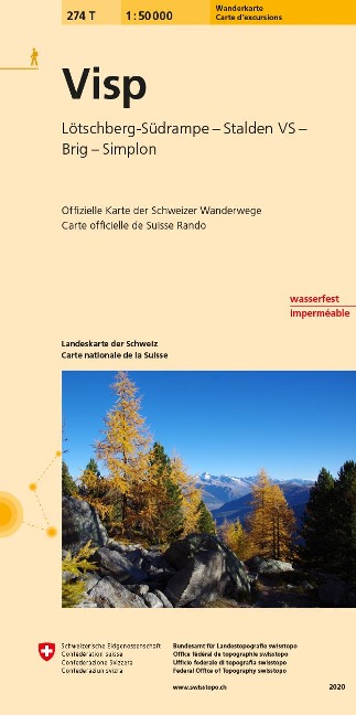 Swisstopo 1 : 50 000 Visp - 