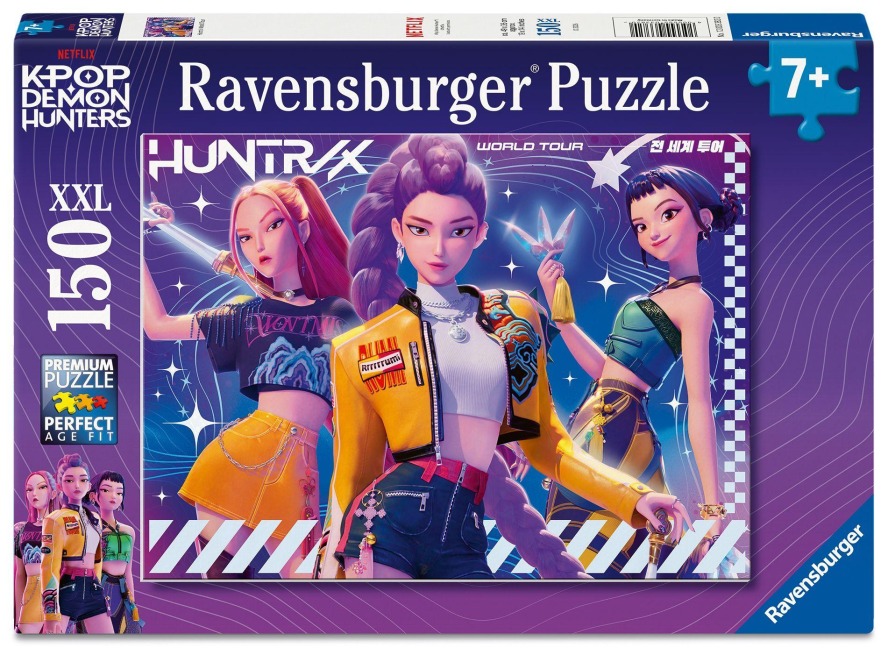 Kinderpuzzle 150 XXL Teile - KPop Demon Hunters - Huntr/x World Tour - 