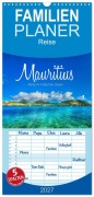 Cover-Bild zum Titel 'Familienplaner 2027 - Mauritius - Perle im Indischen Ozean mit 5 Spalten (Wandkalender, 21 x 45 cm) CALVENDO' von 'Stefan Becker'