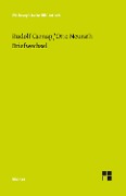 Cover-Bild zum Titel 'Briefwechsel' von 'Rudolf Carnap, Otto Neurath'