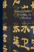 Cover-Bild zum Titel 'Sound and Symbol in Chinese' von 'Bernhard Karlgren'