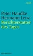 Cover-Bild zum Titel 'Berichterstatter des Tages' von 'Peter Handke, Hermann Lenz'