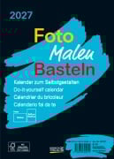 Cover-Bild zum Titel 'Foto-Malen-Basteln Bastelkalender A5 schwarz 2027' von ''