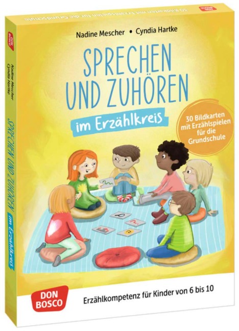 Sprechen und Zuhören im Erzählkreis. 30 Bildkarten mit Erzählspielen für die Grundschule - Nadine Mescher