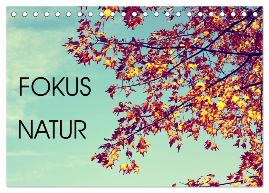 Focus Natur (Tischkalender 2026 DIN A5 quer), CALVENDO Monatskalender - Mandy Neuhof