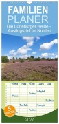 Cover-Bild zum Titel 'Familienplaner 2027 - Die Lüneburger Heide - Ausflugsziel im Norden mit 5 Spalten (Wandkalender, 21 x 45 cm) CALVENDO' von 'Siegfried Kuttig'