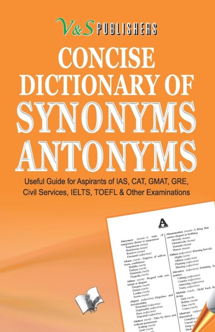 Concise Dictionary Of Synonyms Antonyms - Tanvir Khan