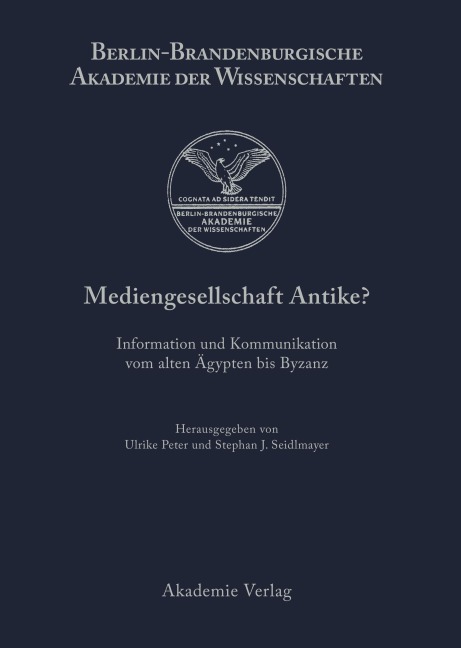 Mediengesellschaft Antike? - 