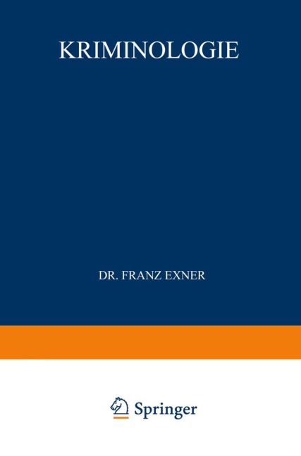 Kriminologie - Franz Exner