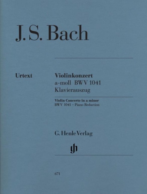 Konzert für Violine und Orchester a-moll BWV 1041 - Johann Sebastian Bach
