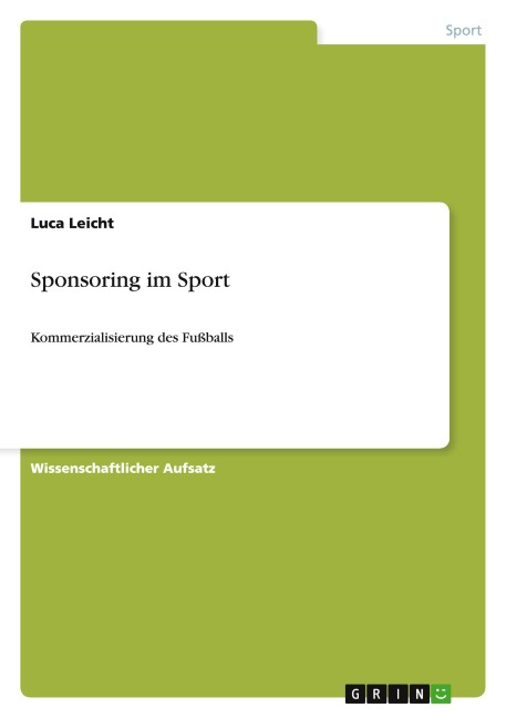 Sponsoring im Sport - Luca Leicht