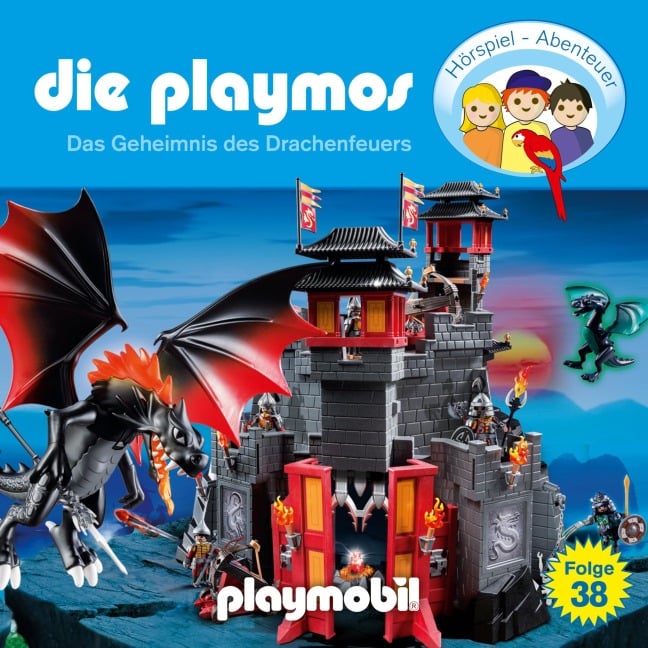 Die Playmos - Das Original Playmobil Hörspiel, Folge 38: Das Geheimnis des Drachenfeuers - Florian Fickel, Simon X. Rost