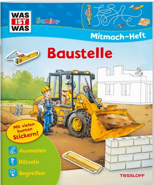 WAS IST WAS Junior Mitmach-Heft Baustelle - Ida Wenzel