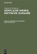 Schriften aus der Zeit von 1797 bis 1799 - 