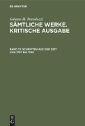 Cover-Bild zum Titel 'Schriften aus der Zeit von 1797 bis 1799' von ''