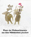 Cover-Bild zum Titel 'Wenn der Weihnachtsmann aus dem Nähkästchen plaudert' von 'Manuela Költringer'