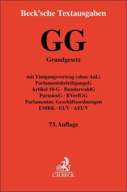Grundgesetz für die Bundesrepublik Deutschland. GG - 