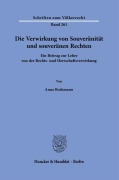 Cover-Bild zum Titel 'Die Verwirkung von Souveränität und souveränen Rechten' von 'Anna Bodemann'