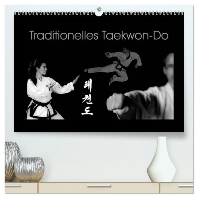 Traditionelles Taekwon-Do (hochwertiger Premium Wandkalender 2026 DIN A2 quer), Kunstdruck in Hochglanz - Elke Kunkel Fotografie