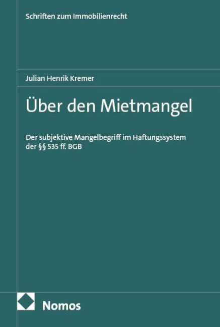 Über den Mietmangel - Julian Henrik Kremer
