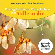 Cover-Bild zum Titel 'Bring Farbe in Dein Leben mit Stille in dir' von 'Kurt Tepperwein, Felix Aeschbacher'