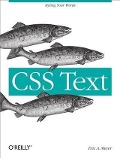 Cover-Bild zum Titel 'CSS Text' von 'Eric A. Meyer'