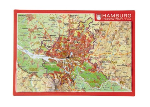 Reliefpostkarte Hamburg - André Markgraf, Mario Engelhardt