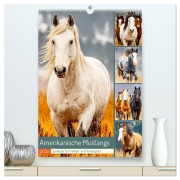 Cover-Bild zum Titel 'Amerikanische Mustangs. Symbole für Freiheit und Pioniergeis (hochwertiger Premium Wandkalender 2026 DIN A2 hoch), Kunstdruck in Hochglanz' von 'Rose Hurley'