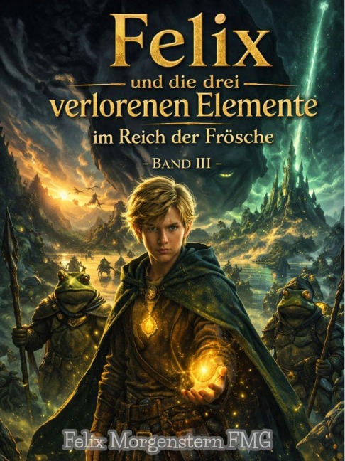 Felix und die drei verlorenen Elemente im Reich der Frösche (Band III ) - Felix Morgenstern (Fmg)