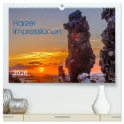 Harzer Impressionen - Natur, Kultur und Geschichte (hochwertiger Premium Wandkalender 2026 DIN A2 quer), Kunstdruck in Hochglanz - Klaus Fritsche