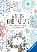 Cover-Bild zum Titel 'A Million Christmas Cats: Mein Katzen-Malbuch zu Weihnachten' von ''